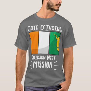 T-shirt Côte DIvoire Abidjan West Mormon LDS Mission