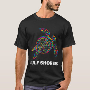 T-shirt Côte du Golfe Alabyma Hippie Psychedélique Tribyl