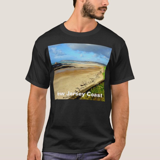 T-shirt Côte du New Jersey, New Jersey (Devant)