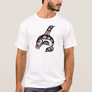 T-shirt Côte du Pacifique Nord-Ouest L'art haïda La balein