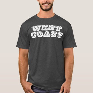 T-shirt Côte Ouest 90s Hip hop Fan Design 1
