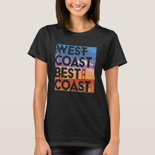 T-shirt Côte Ouest Meilleure Seaposfla Graphisme