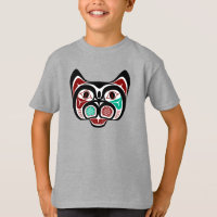 Côte Pacifique Nord-Ouest Rouge Blanc Haida Kitty