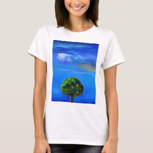 T-shirt Côté positif au-dessus de l'arbre orange 2012
