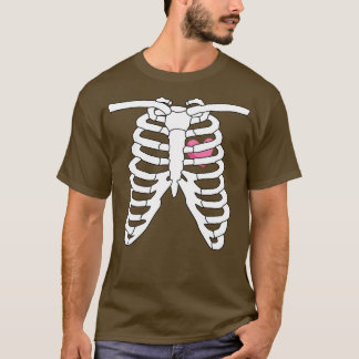 T-shirt côtes et coeur 1