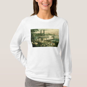 T-shirt Coton de chargement sur le Mississippi, 1870