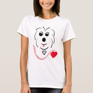T-shirt Coton de Tulear Love