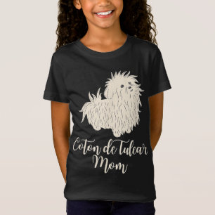 T-Shirt Coton de Tulear mignon Amoureux des chiens Mama Pu