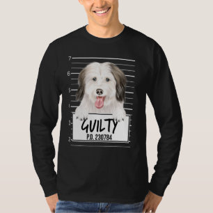 T-shirt Coton De Tulear Mugshot Guilty Chien