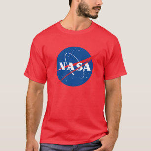 T-shirt Coton Lourd Iconique NASA (Rouge Comet)