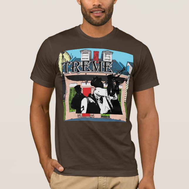 T-shirt Cottage créole Treme (Devant)