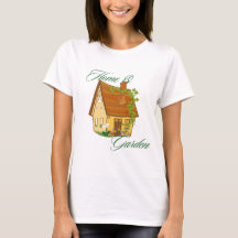 T-Shirt Cottage & Jardin - Design maison et jardin