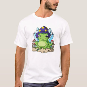 T-shirt Cottagecore Aesthétique Grenouille Assistant Casqu