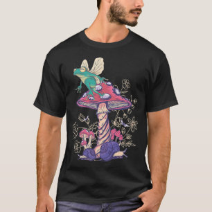 T-shirt Cottagecore Champignons esthétiques Fairycore Pour