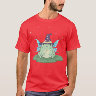 T-shirt Cottagecore esthétique Kawaii Fairy Froid Wizard F