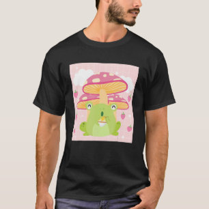 T-shirt Cottagecore Fraise Lait Grenouille Cottagecore Pai