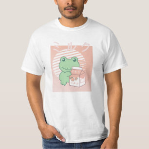 T-shirt Cottagecore Grenouille esthétique Lait de fraise K
