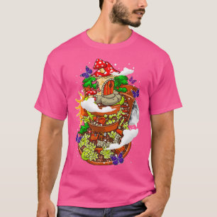 T-shirt Cottagecore Maison de champignons Jardin Fée Cotta