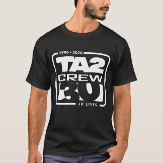 T-shirt Cou d'équipage masculin (B) (noir et couleur)