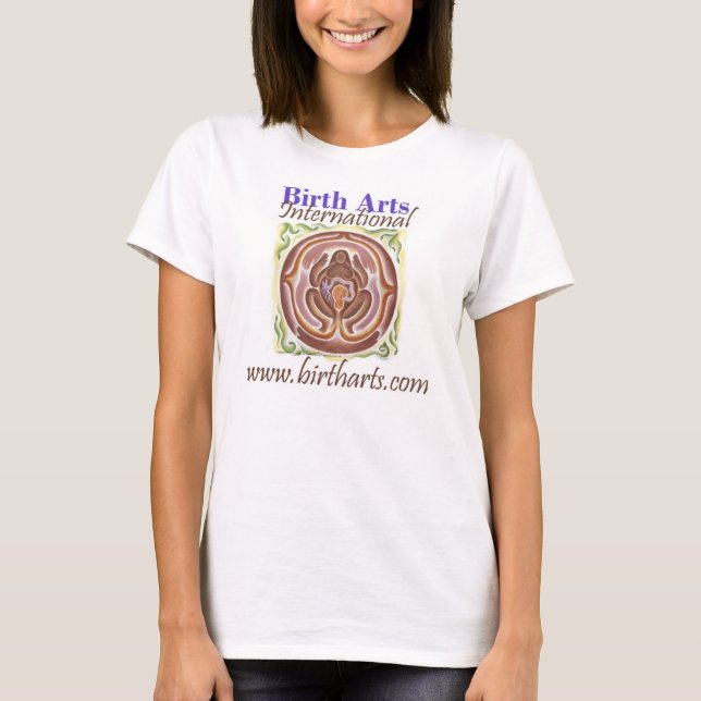 T-shirt Cou international T d'arts de naissance grand (Devant)