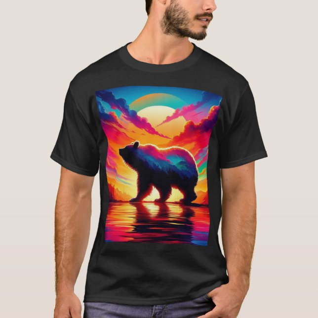 T-shirt Coucher de soleil (Devant)