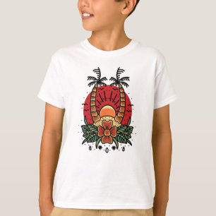 T-shirt coucher de soleil