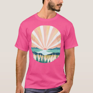 T-shirt coucher de soleil