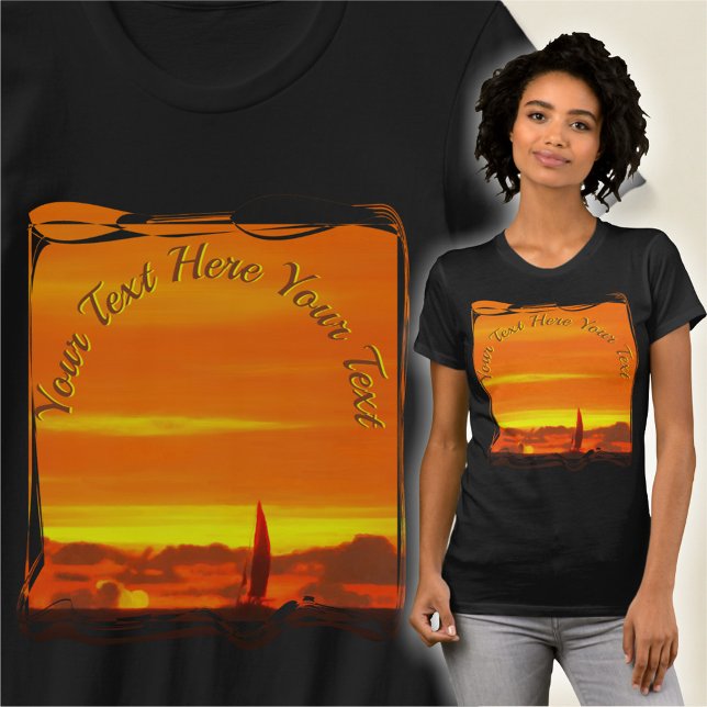 T-shirt Coucher de soleil 1300 (Créateur téléchargé)