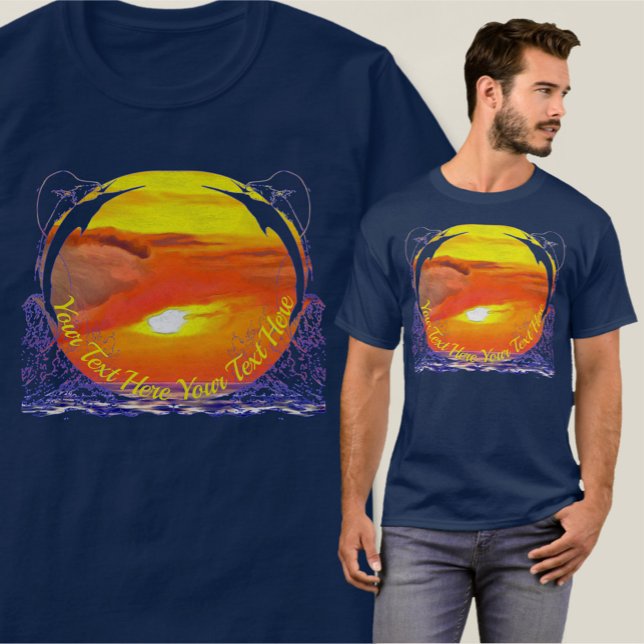 T-shirt Coucher de soleil 2443 (Créateur téléchargé)