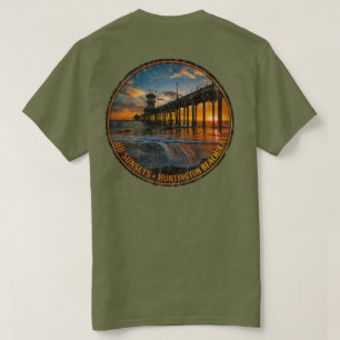 T-shirt Coucher de soleil à Huntington Beach