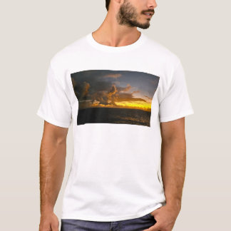T-shirt Coucher de soleil à l'Equateur, Océan Pacifique