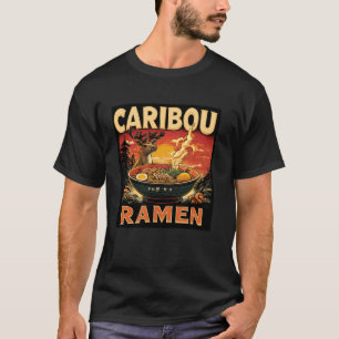 T-shirt Coucher de soleil Art japonais Amoureux de nouille