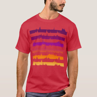 T-shirt Coucher de soleil chromatographique