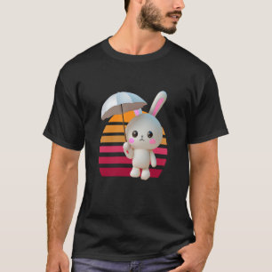 T-shirt Coucher de soleil de Bunny Umbrella