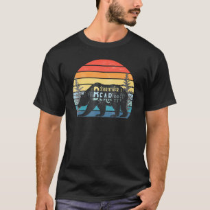 T-shirt Coucher de soleil de l'ours de frère mignon