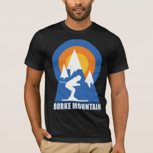 T-shirt Coucher de soleil de ski de Burke Mountain