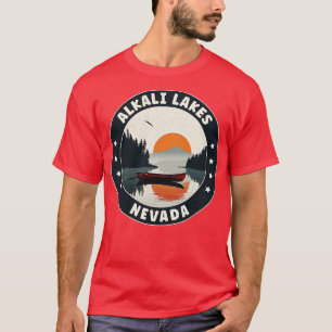 T-shirt Coucher de soleil des lacs Alkali Nevada