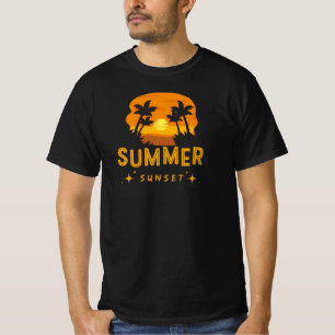 T-shirt Coucher de soleil d'été