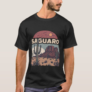 T-shirt : Coucher de soleil du Saguaro - Majesté du désert
