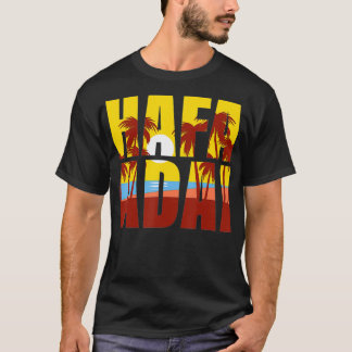 T-shirt Coucher de soleil Hafa Adai à l'intérieur du chamo