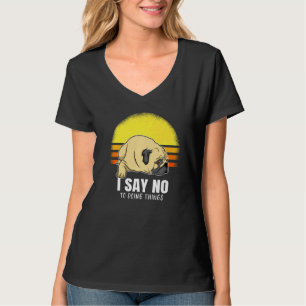 T-shirt Coucher de soleil Pug Dog 36