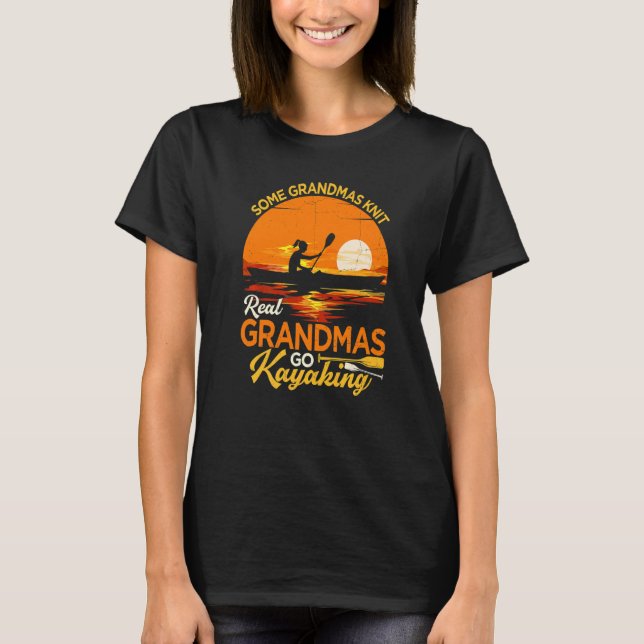 T-shirt Coucher de soleil rétro Certains grands-seins Knit (Devant)