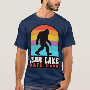 T-shirt Coucher de soleil rétro du lac Oear Utah