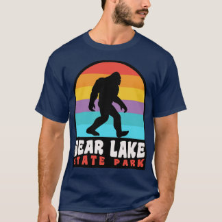T-shirt Coucher de soleil rétro du lac Oear Utah