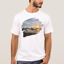 T-shirt Coucher de soleil sur East Bay