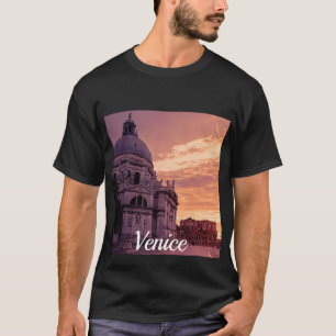 T-shirt Coucher de soleil sur la basilique de Venise