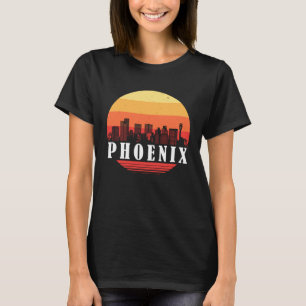 T-shirt Coucher de soleil sur la ligne d'horizon de Phoeni