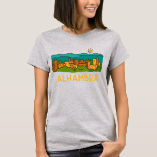 T-shirt Coucher de soleil sur l'Alhambra 2