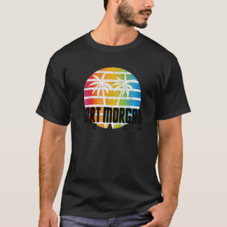 T-shirt Coucher de soleil tropical Fort Morgan Plage Alaba