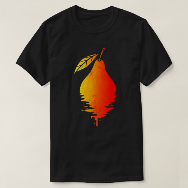 T-shirt Coucher de soleil vintage (Design devant)